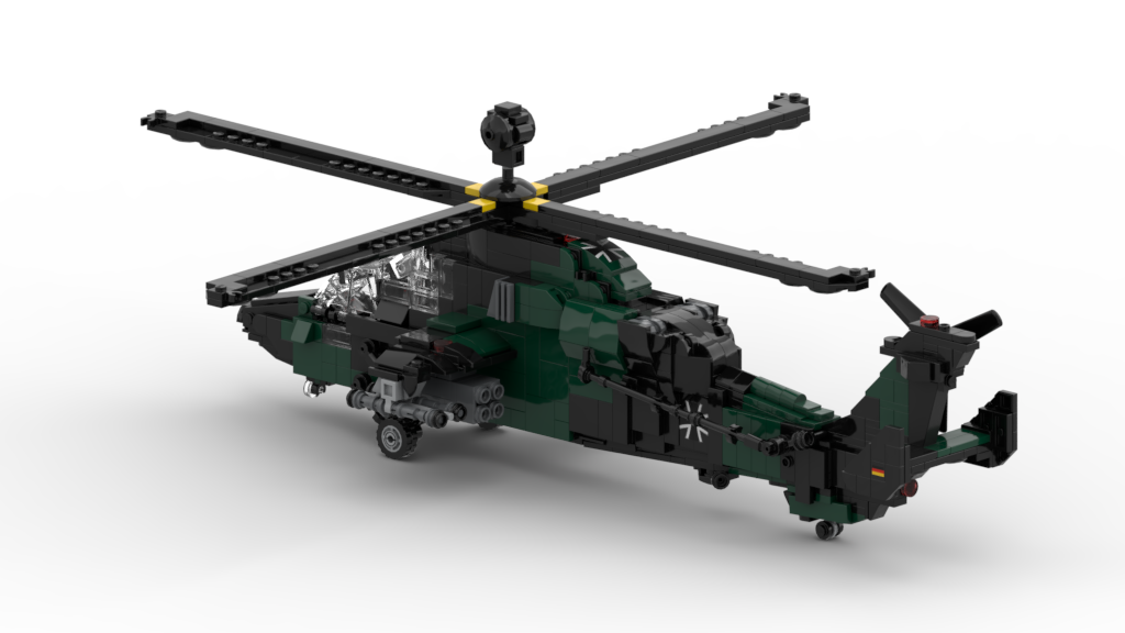 EC665 Tiger Helicopter Modell 932 teile für 14+ Jahre und älter MOC-154526