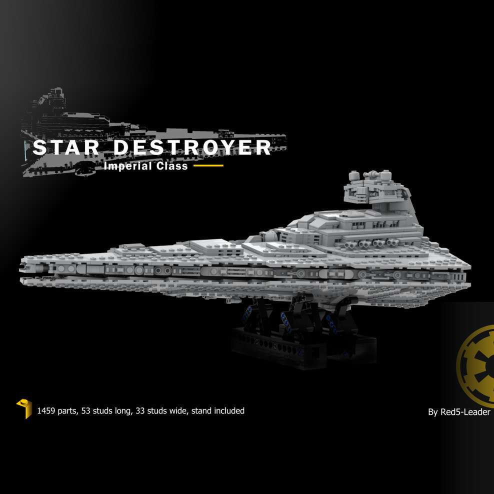 Imperial star destroyer moc new arrivals